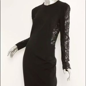 STELLA MCCARTNEY Long sleeve Black Lace Dress